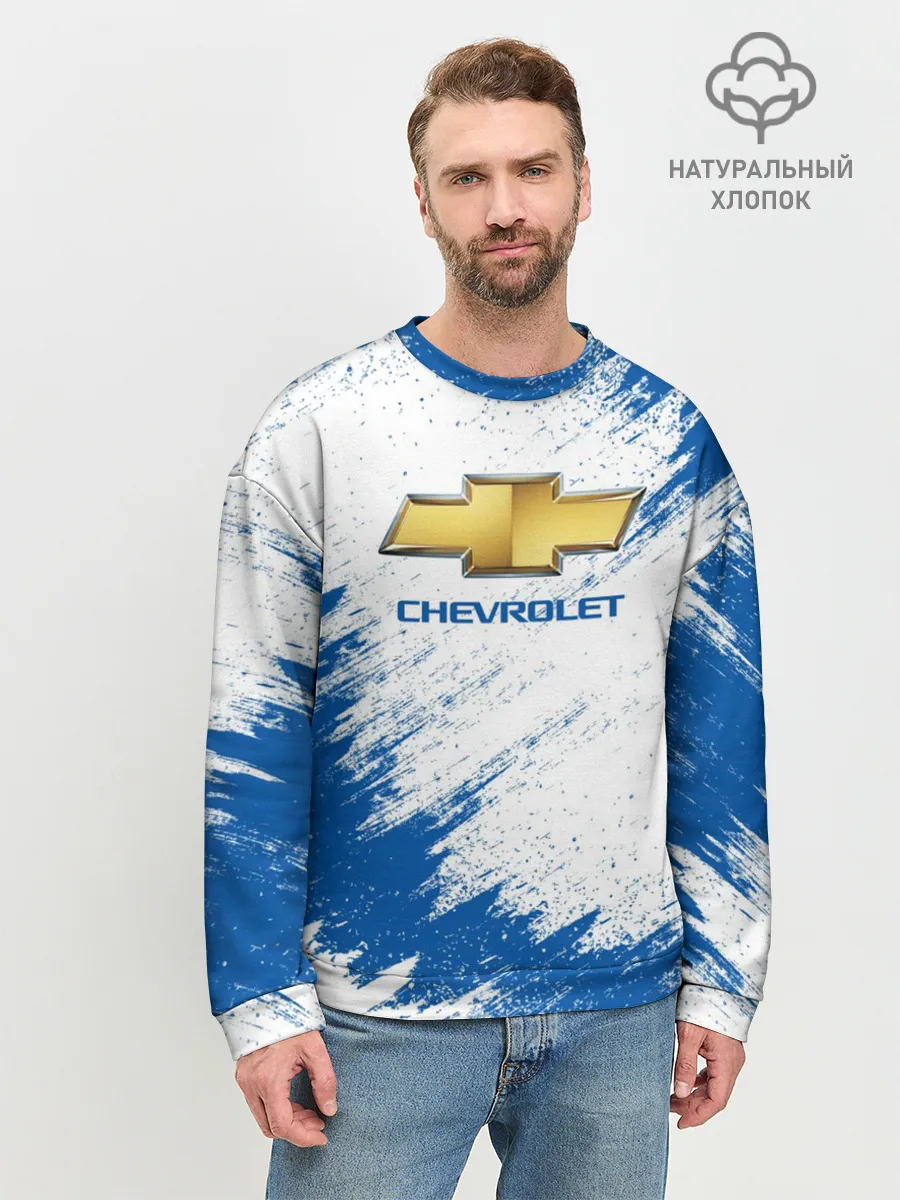 Мужской свитшот базовый / Chevrolet