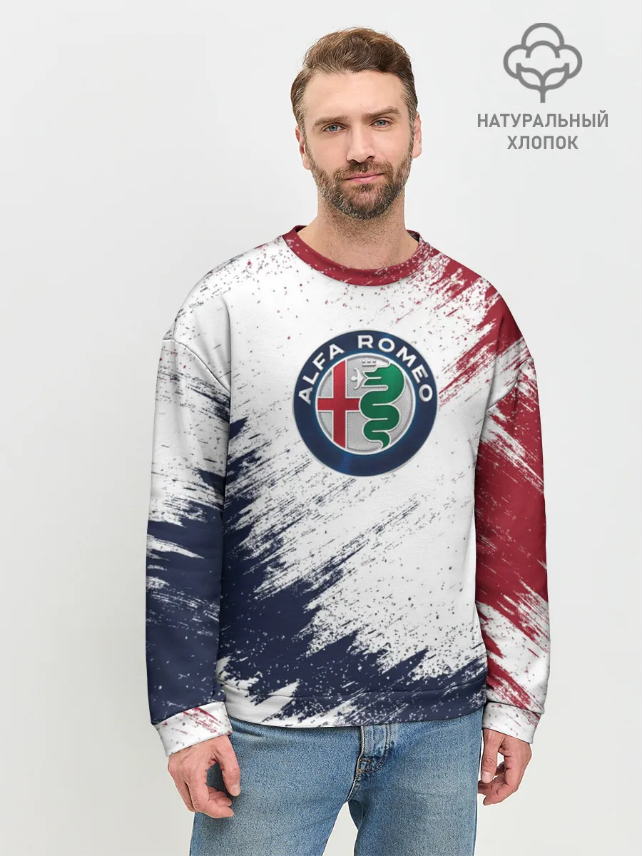 Мужской свитшот базовый / Alfa Romeo