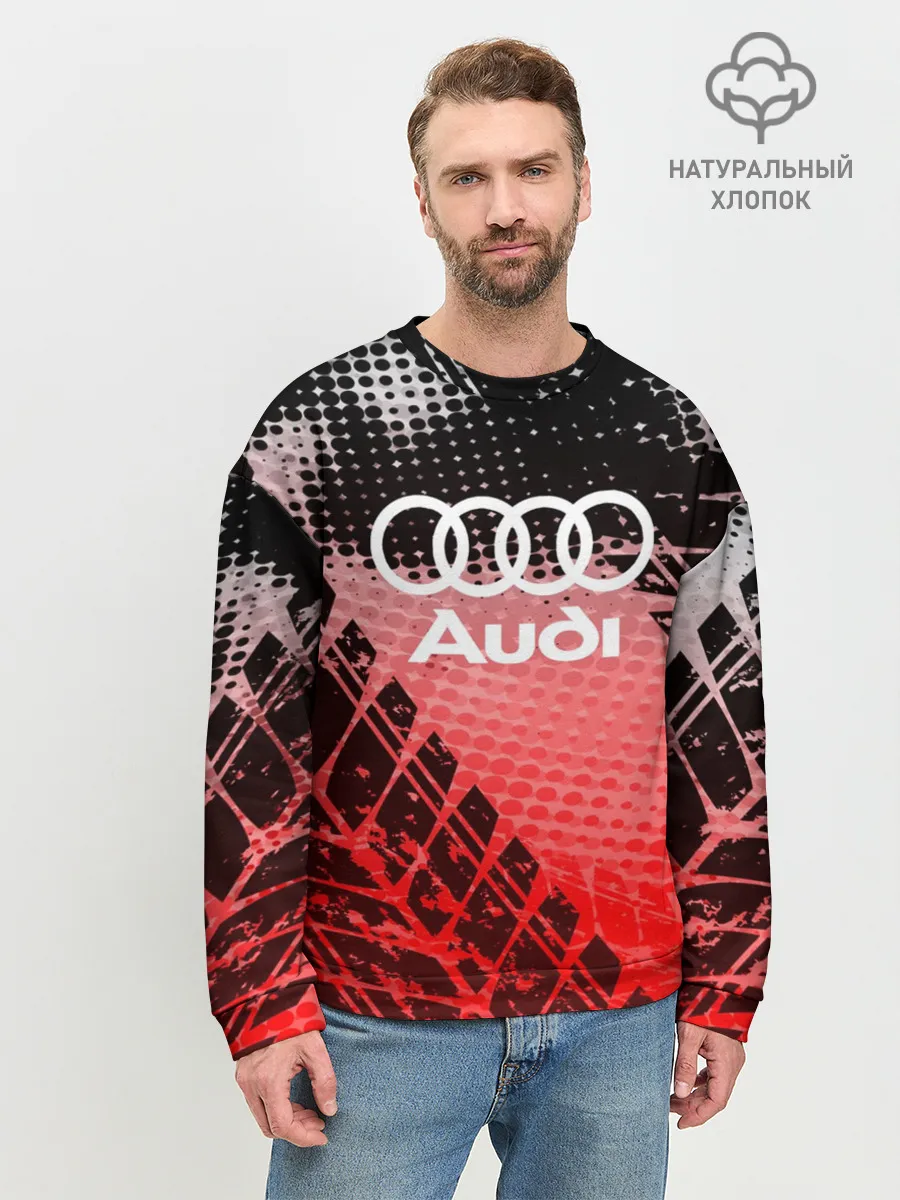 Мужской свитшот базовый / Audi sport auto motors
