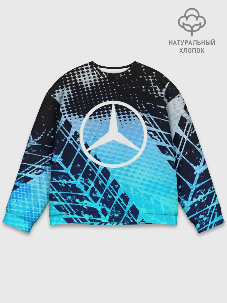 Мужской свитшот базовый / Mercedes sport auto motors