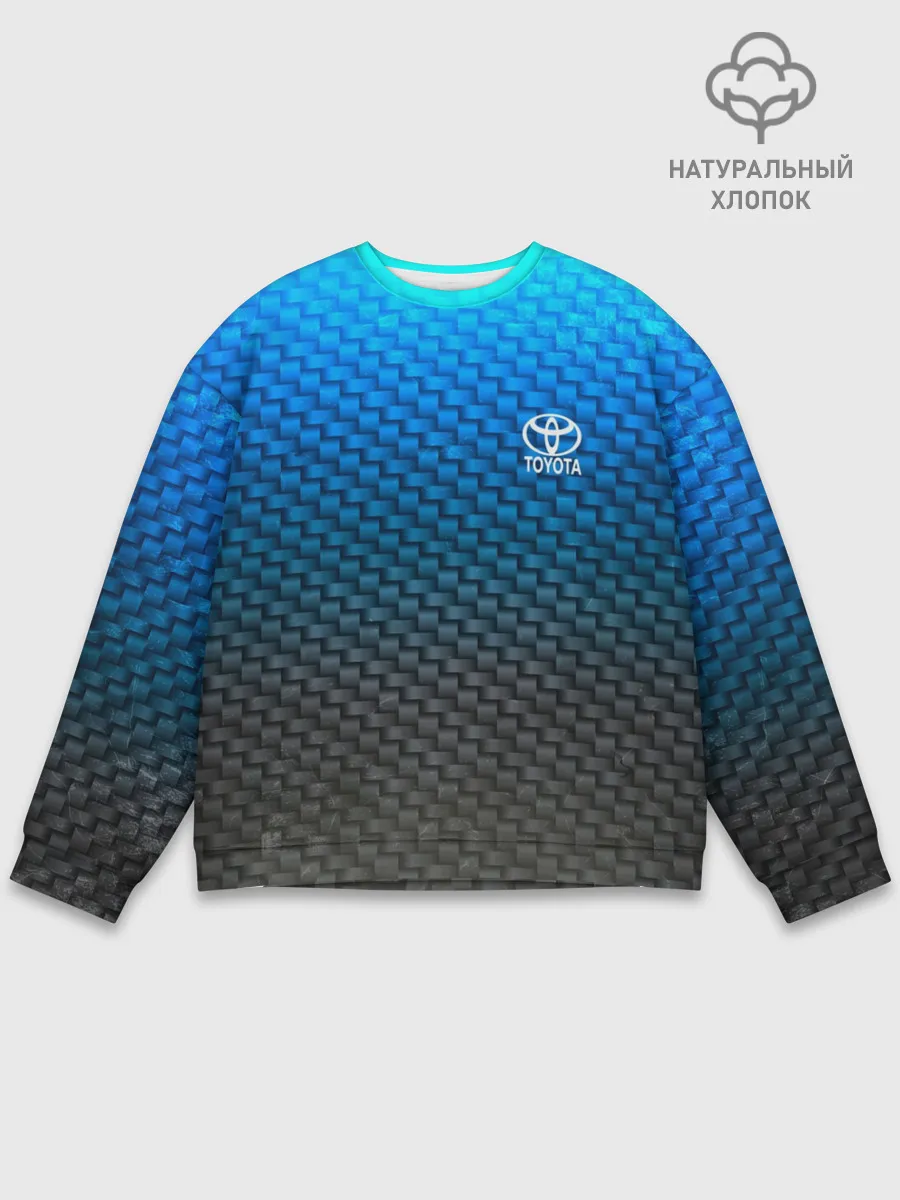 Мужской свитшот базовый / TOYOTA COLLECTION CARBON