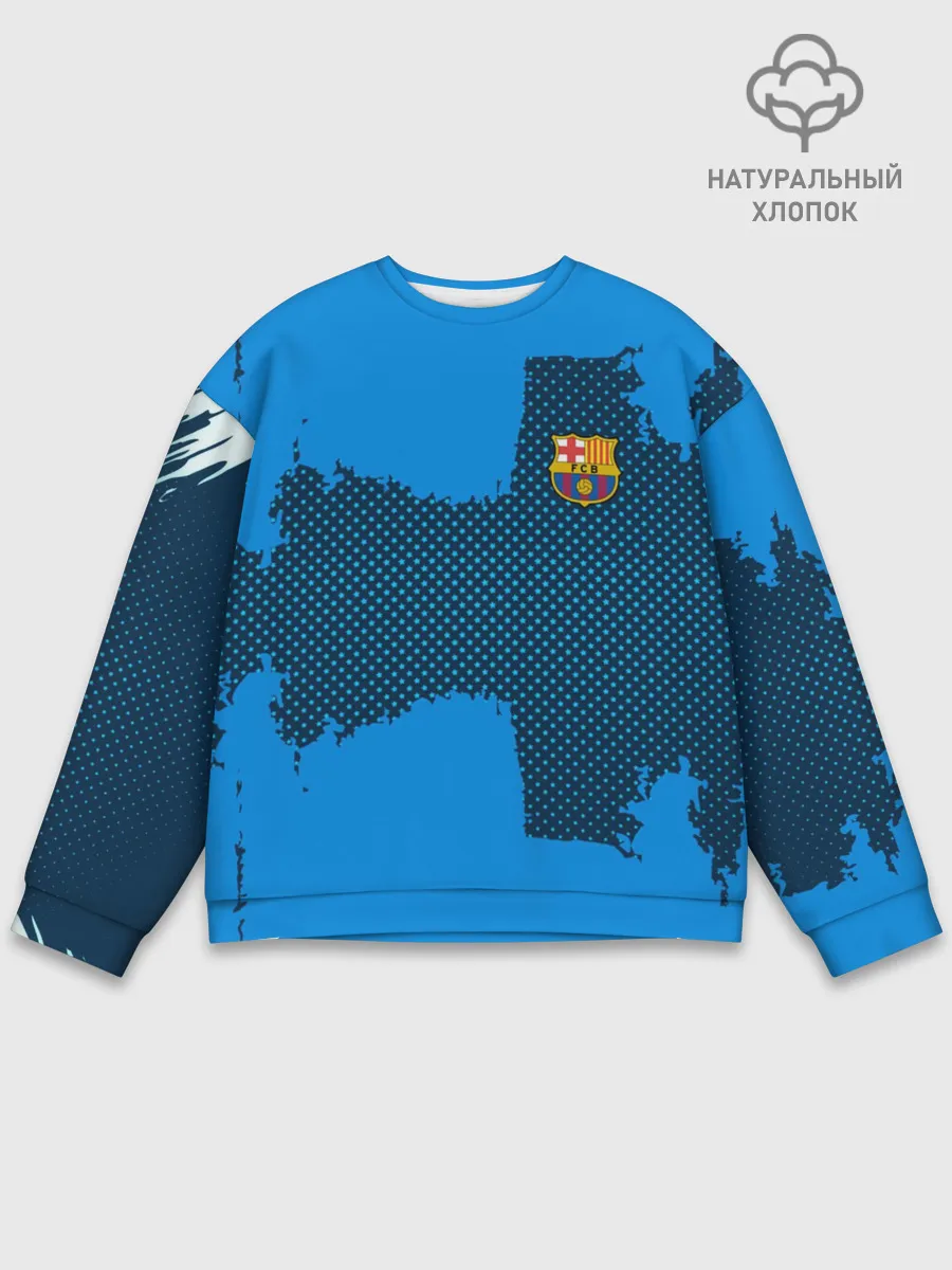 Мужской свитшот базовый / BARCELONA SPORT BLUE
