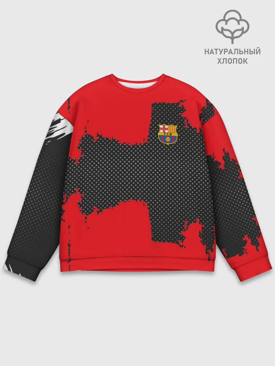 Мужской свитшот базовый / BARCELONA SPORT RED