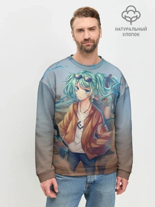 Мужской свитшот базовый / Suna Miku