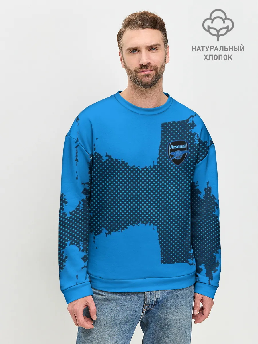 Мужской свитшот базовый / ARSENAL SPORT BLUE