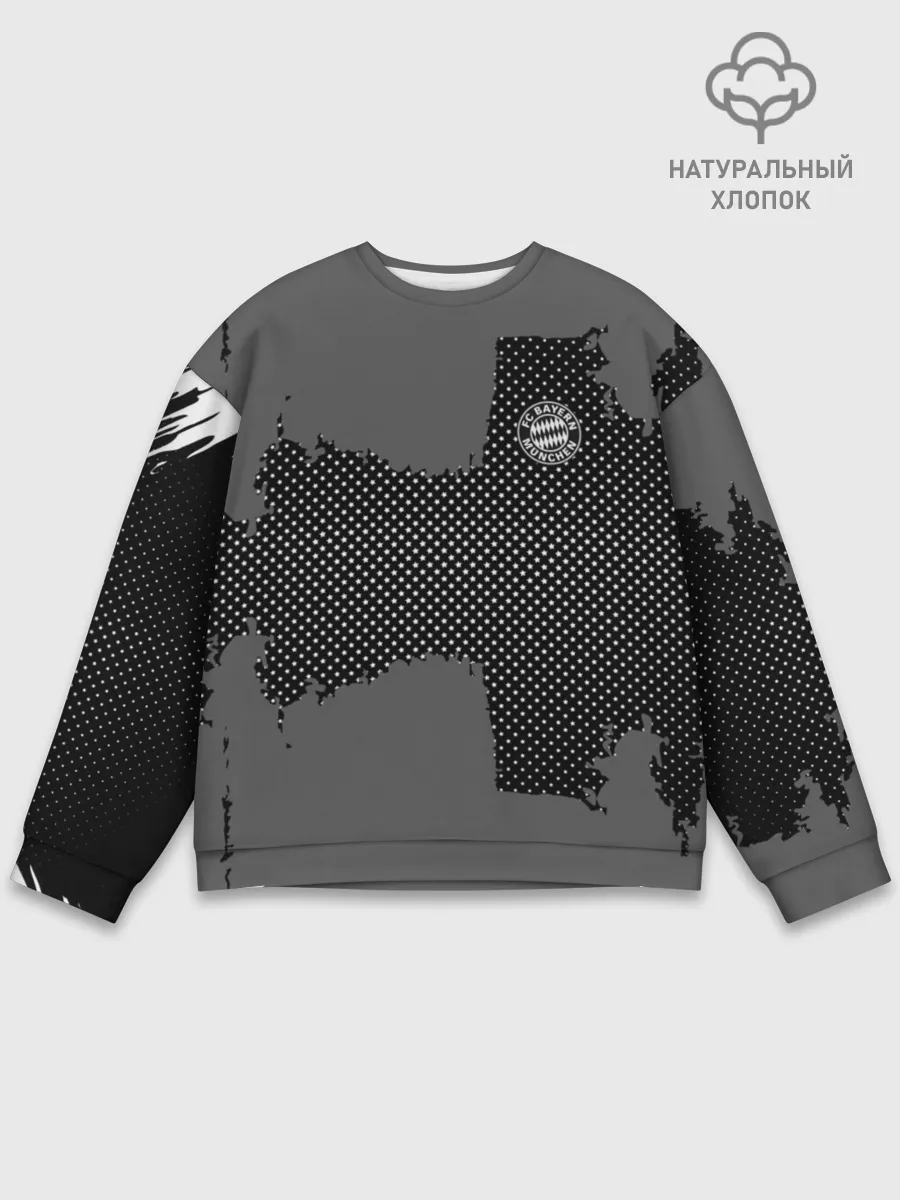Мужской свитшот базовый / BAYERN MUNCHEN GRAY