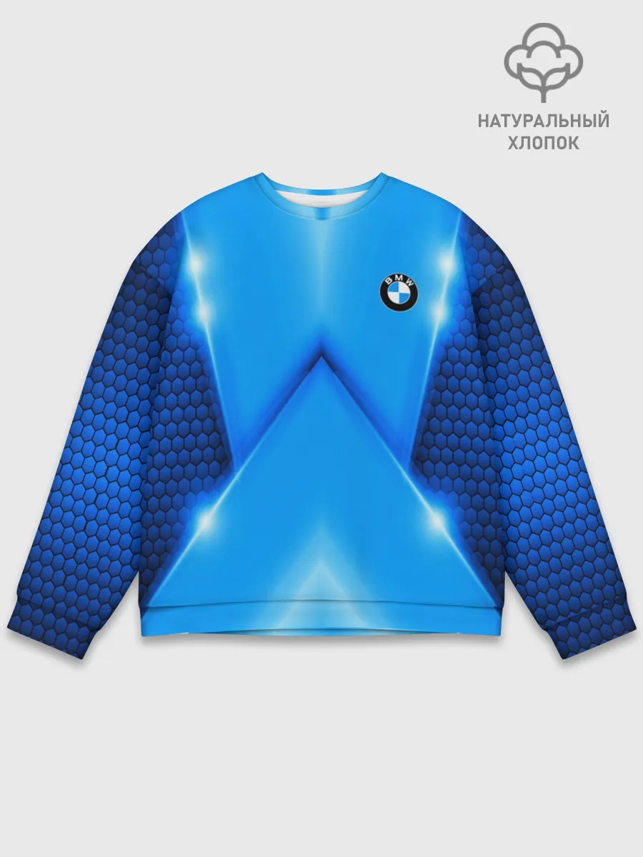 Мужской свитшот базовый / BMW car sport SKY