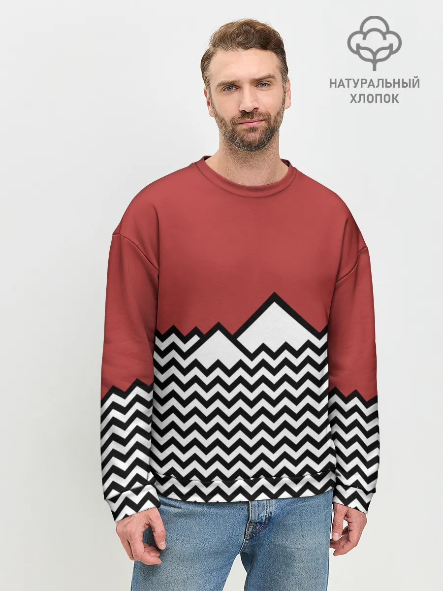 Мужской свитшот базовый / Твин Пикс