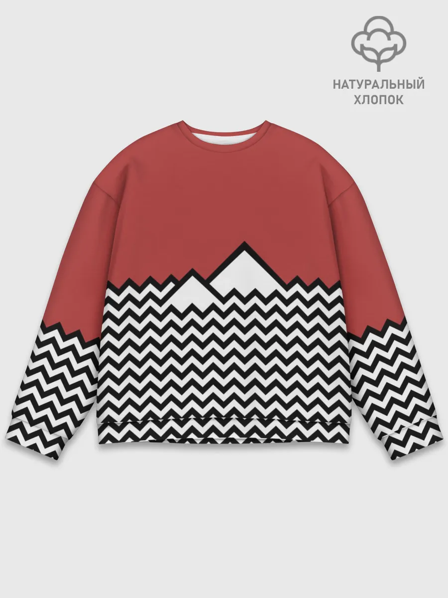 Мужской свитшот базовый / Твин Пикс