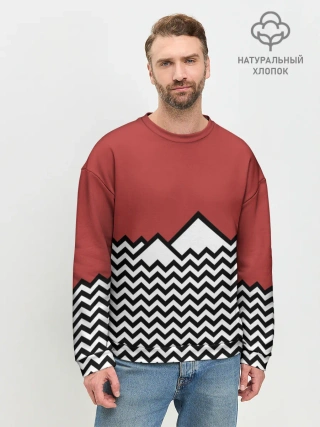 Мужской свитшот базовый / Твин Пикс