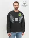 Мужской свитшот базовый / Месси ЧМ 2018 гостевая