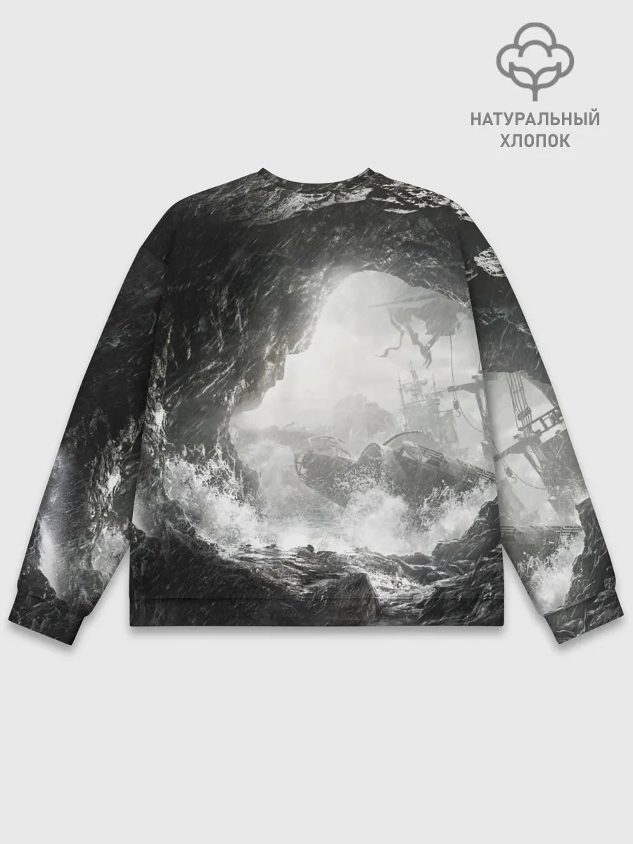 Мужской свитшот базовый / Tomb Raider