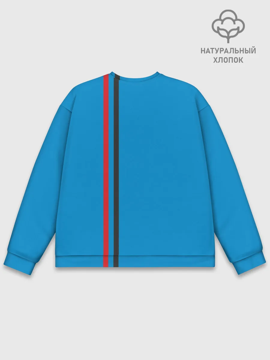 Мужской свитшот базовый / ДНР, лента с гербом