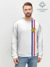 Мужской свитшот базовый / Франция, лента с гербом