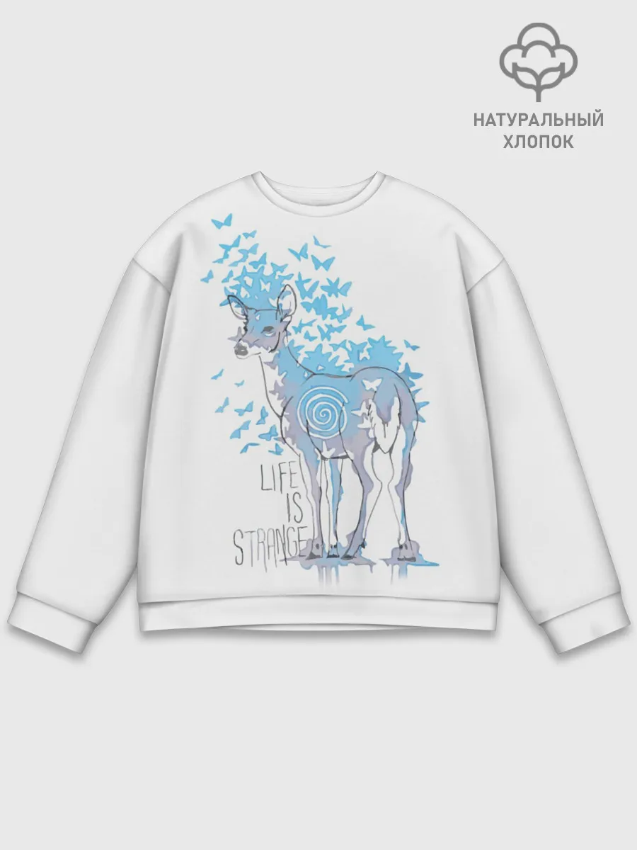 Мужской свитшот базовый / Life is Strange. Олень