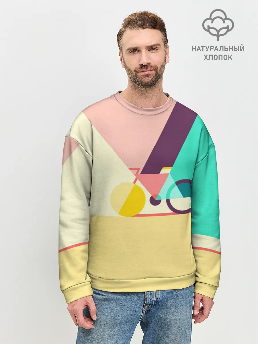 Мужской свитшот базовый / Велосипед