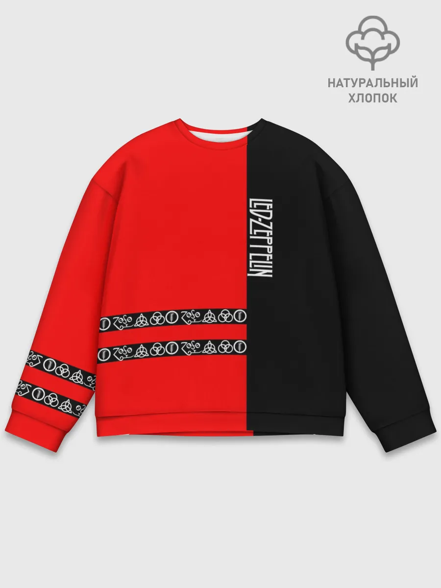 Мужской свитшот базовый / led zeppelin