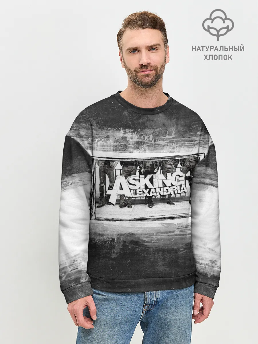 Мужской свитшот базовый / Asking Alexandria
