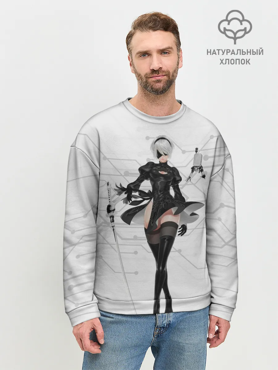 Мужской свитшот базовый / NieR Automata 1