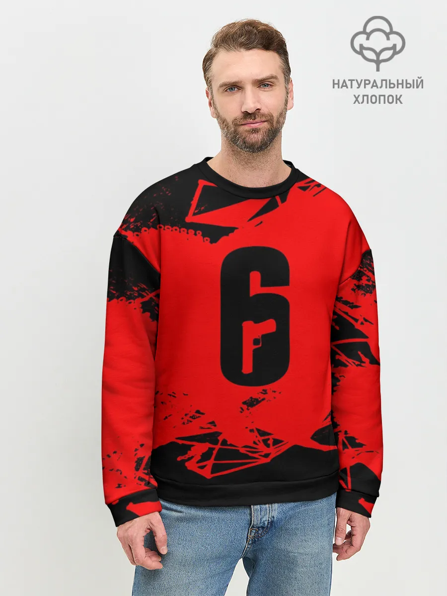 Мужской свитшот базовый / RAINBOW SIX SIEGE OUTBREAK