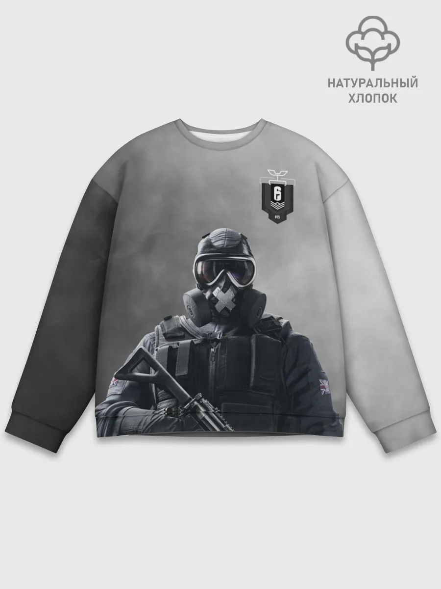 Мужской свитшот базовый / rainbow six siege