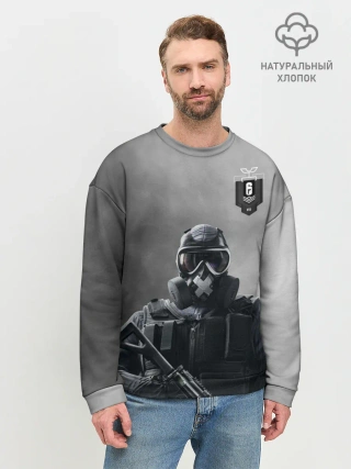 Мужской свитшот базовый / rainbow six siege