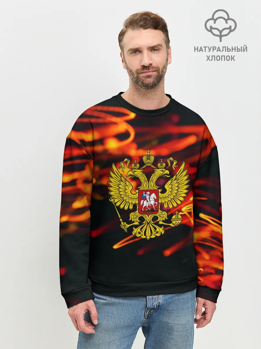 Мужской свитшот базовый / RUSSIA