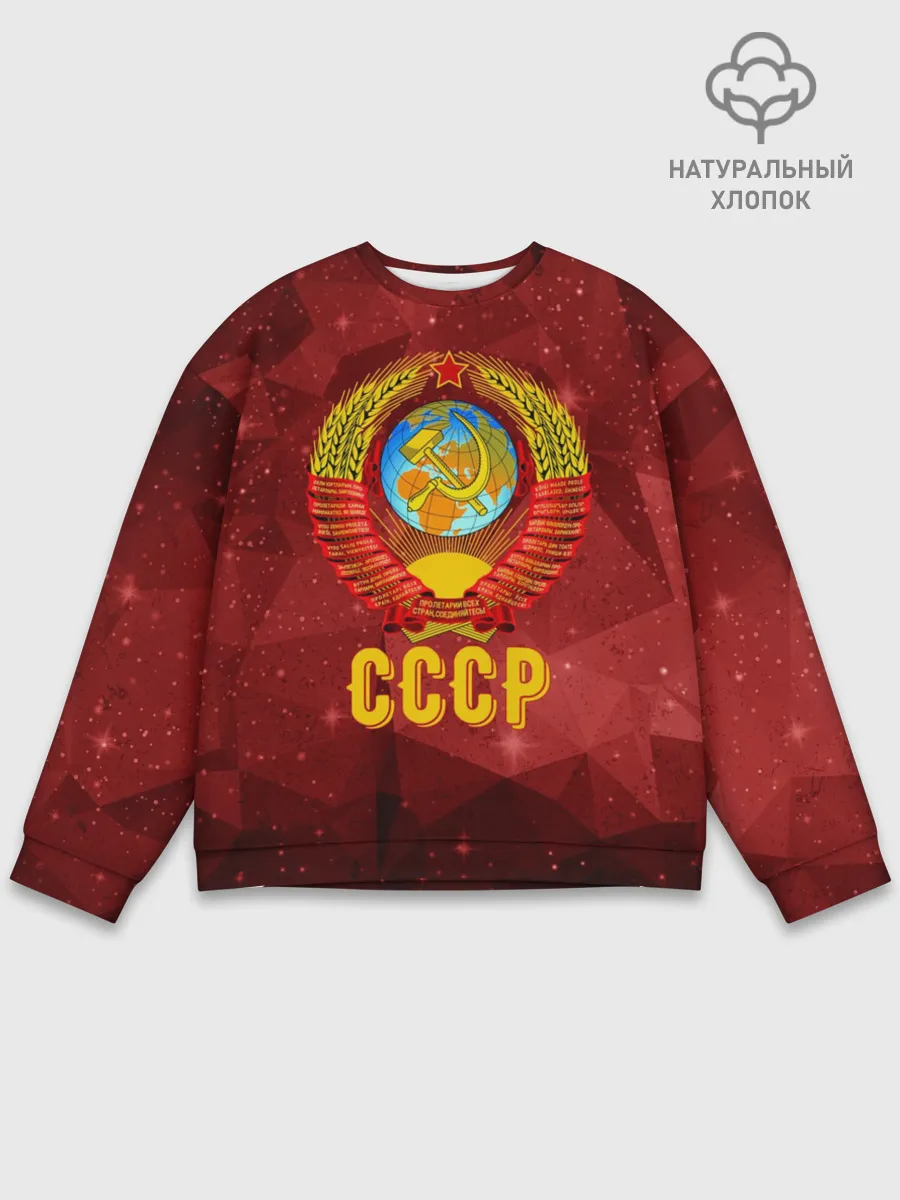 Мужской свитшот базовый / СССР Abstract Polygons