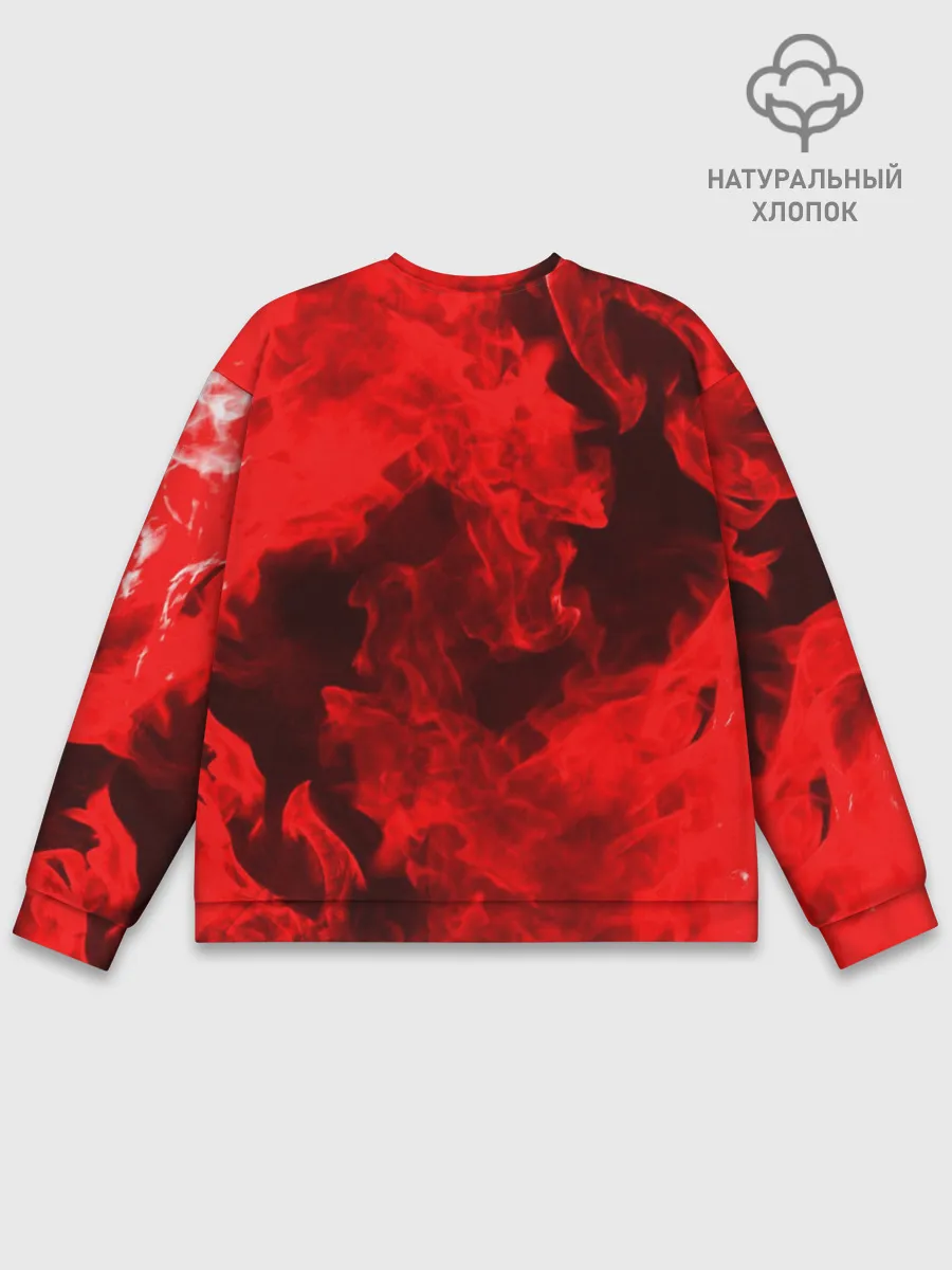 Мужской свитшот базовый / Red Snake