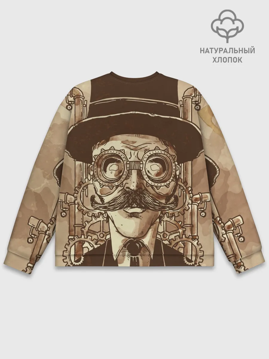 Мужской свитшот базовый / Стимпанк