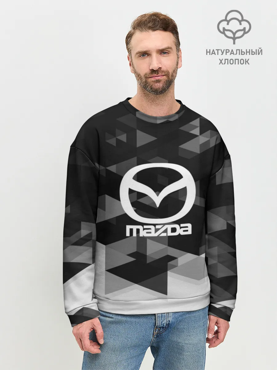 Мужской свитшот базовый / Mazda sport geometry