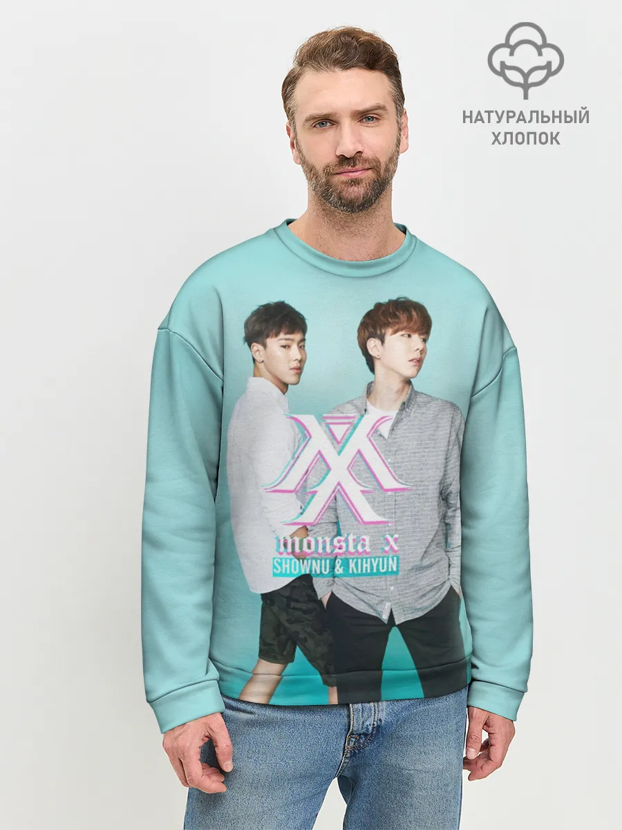 Мужской свитшот базовый / Shownu&Kihyun