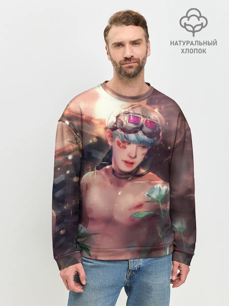 Мужской свитшот базовый / Wonho_3