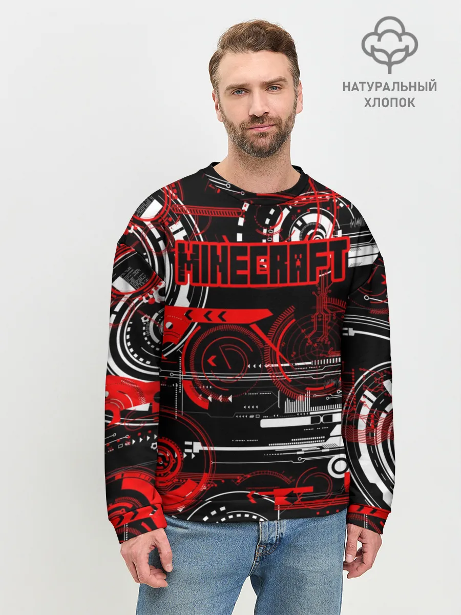 Мужской свитшот базовый / Minecraft