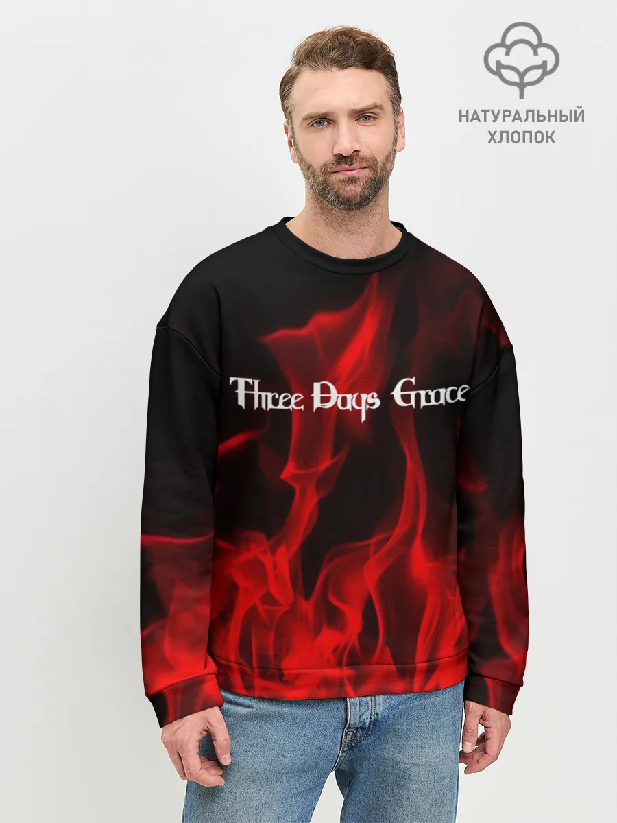 Мужской свитшот базовый / Three Days Grace
