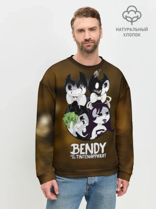 Мужской свитшот базовый / Bendy and the ink machine