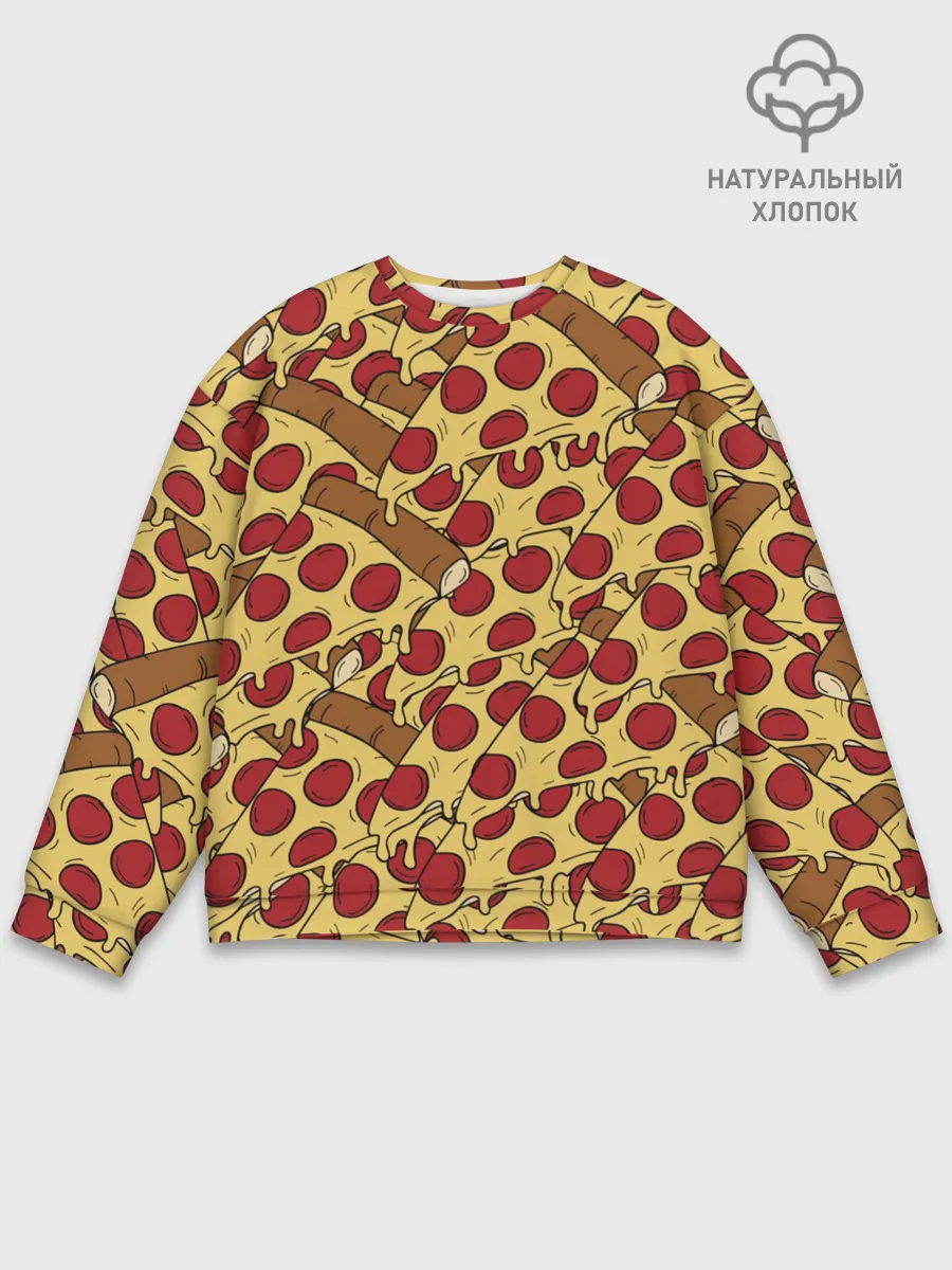 Мужской свитшот базовый / Pizza