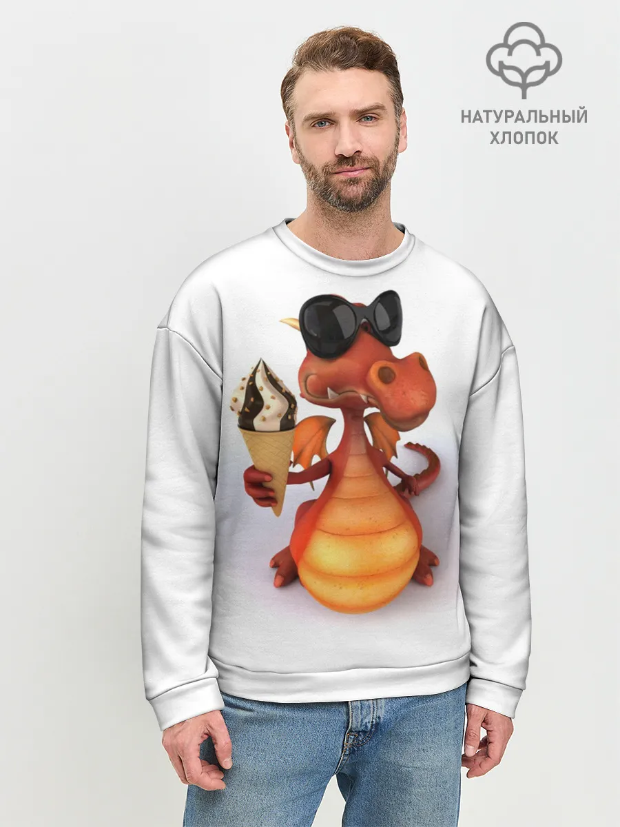 Мужской свитшот базовый / ДОБРЫЙ ДРАКОН | GOOD DRAGON