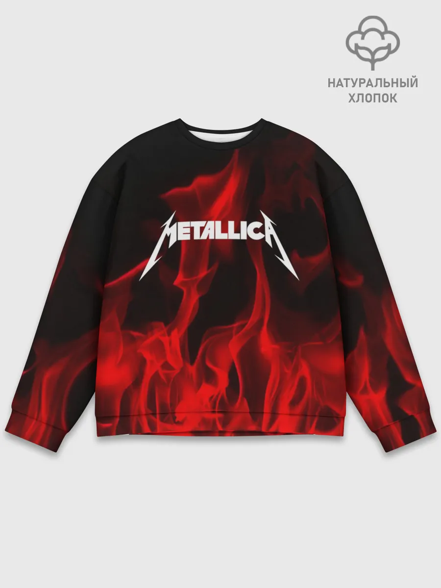Мужской свитшот базовый / METALLICA