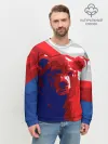 Мужской свитшот базовый / Российский медведь