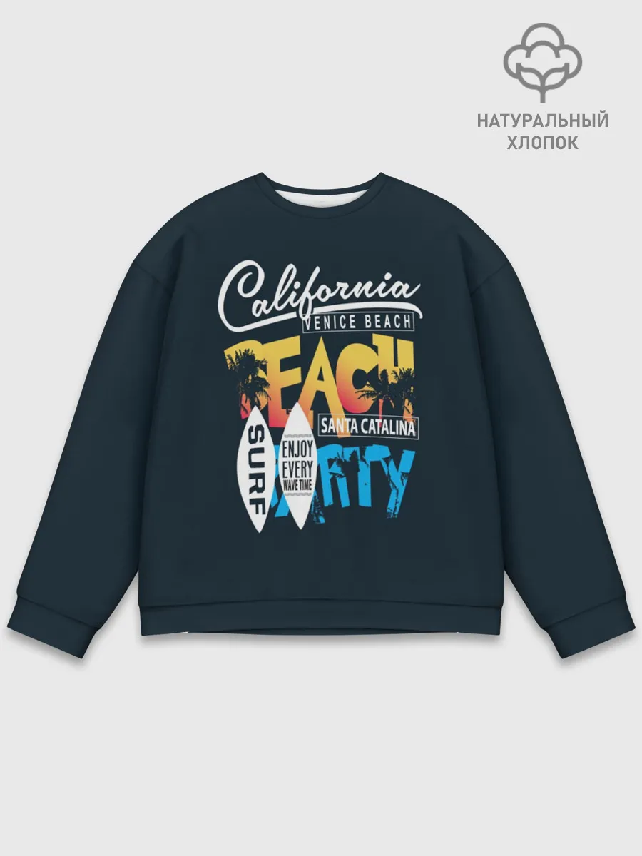 Мужской свитшот базовый / Калифорния