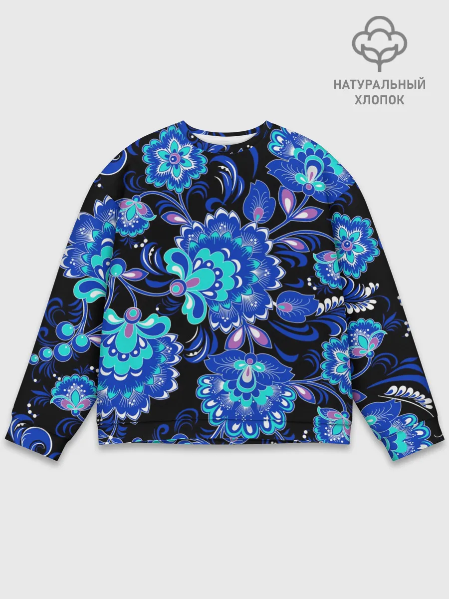 Мужской свитшот базовый / Хохлома