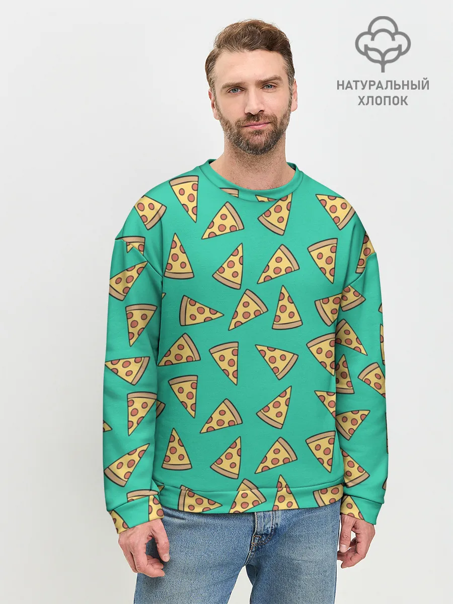 Мужской свитшот базовый / Pizza