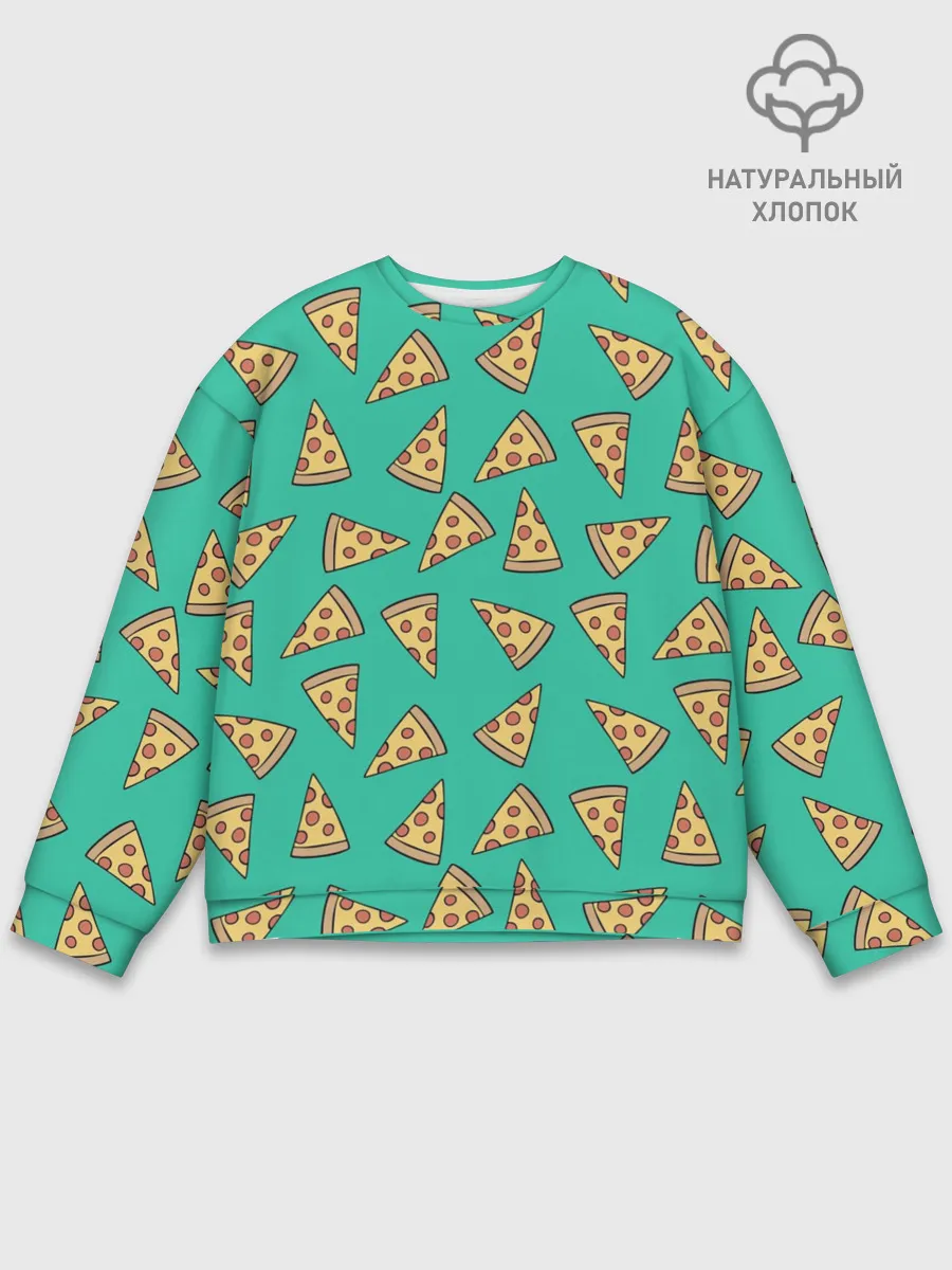 Мужской свитшот базовый / Pizza