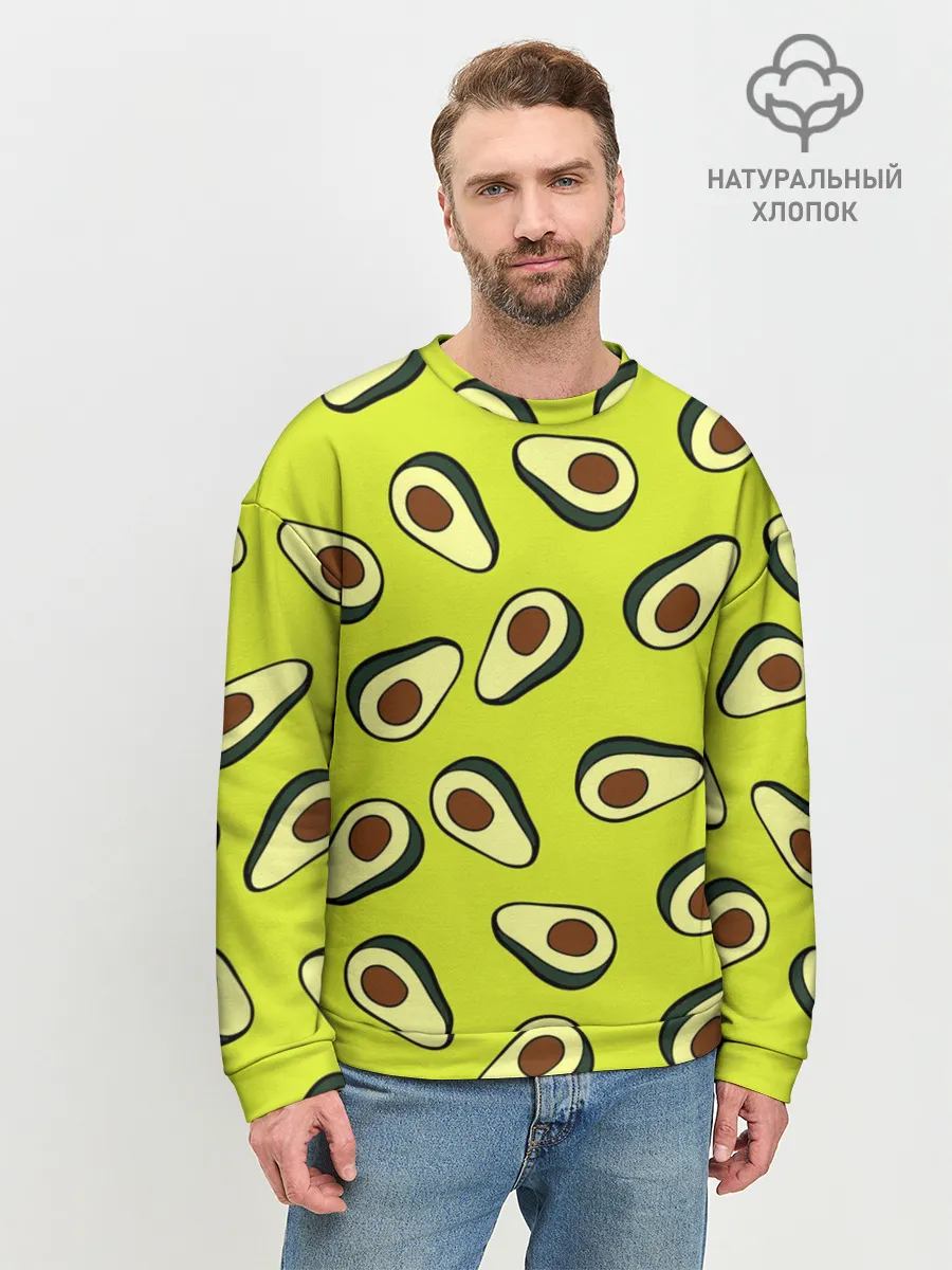 Мужской свитшот базовый / Авокадо