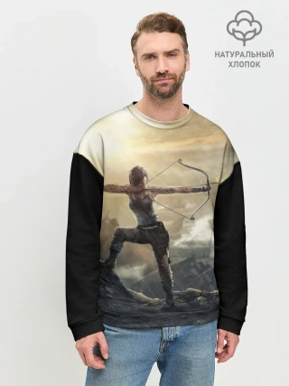 Мужской свитшот базовый / Tomb raider