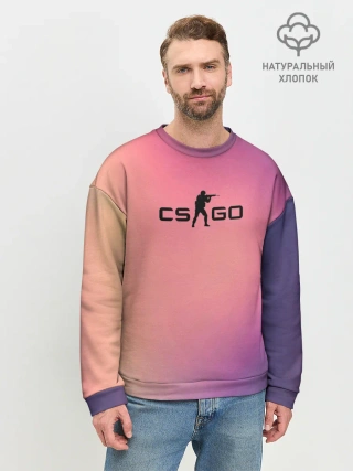 Мужской свитшот базовый / CsGo Градиент