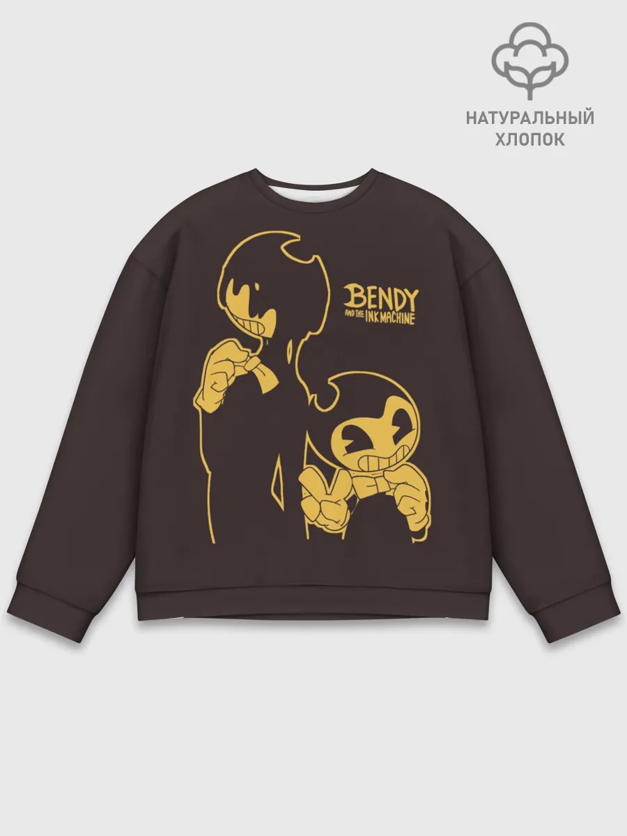Мужской свитшот базовый / Bendy and the ink machine