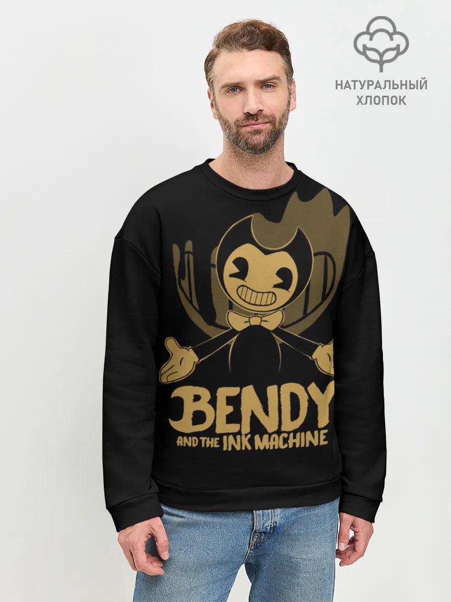 Мужской свитшот базовый / Bendy and the ink machine