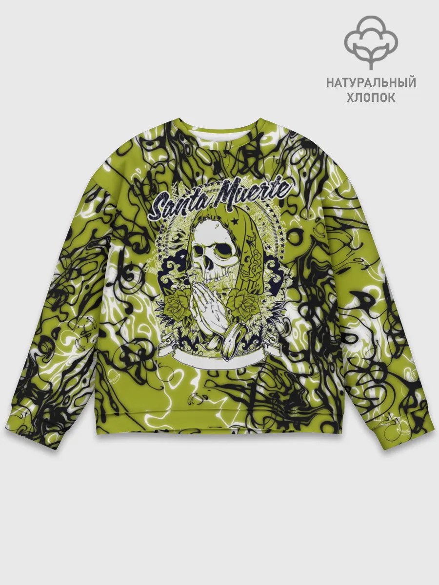 Мужской свитшот базовый / Santa Muerte
